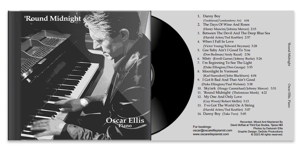 Oscar Ellis Pianist CD 2
